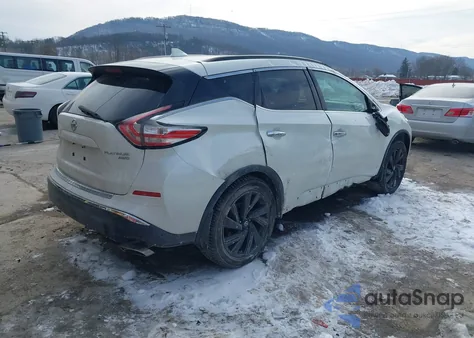 2017 Nissan Murano Platinum z USA, uszkodzony, nr VIN 5N1AZ2MH3HN190750